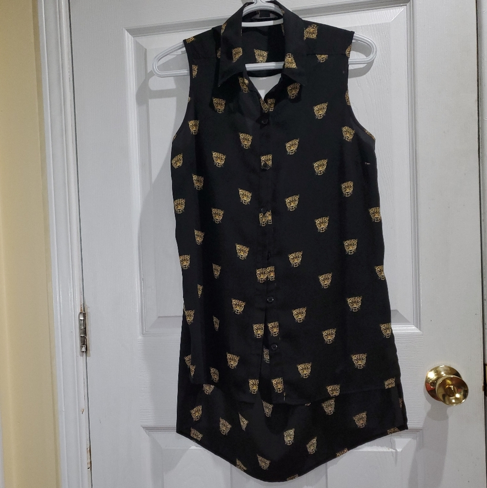Cheetah blouse